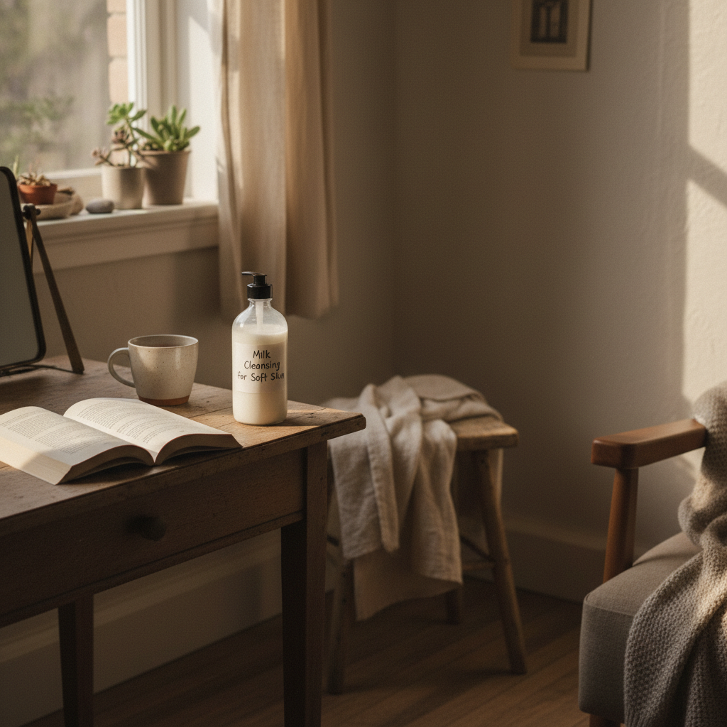 12. Milk Cleansing for Soft Skin