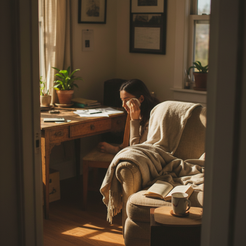 14. Oil Blotting with Natural Papers