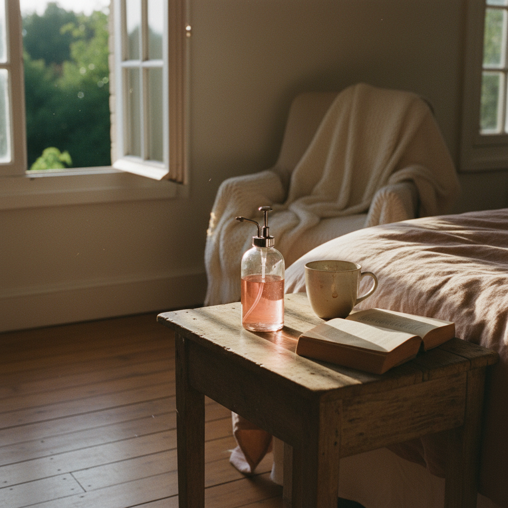 2. Rosewater Toner in Glass Mister