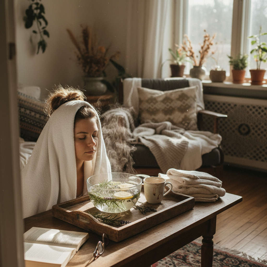 6. DIY Herb-Infused Facial Steams