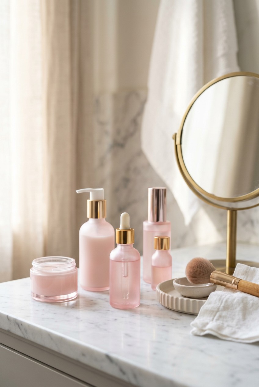 pink skincare aesthetic - 14 Aesthetic Pink Skincare You Need to See