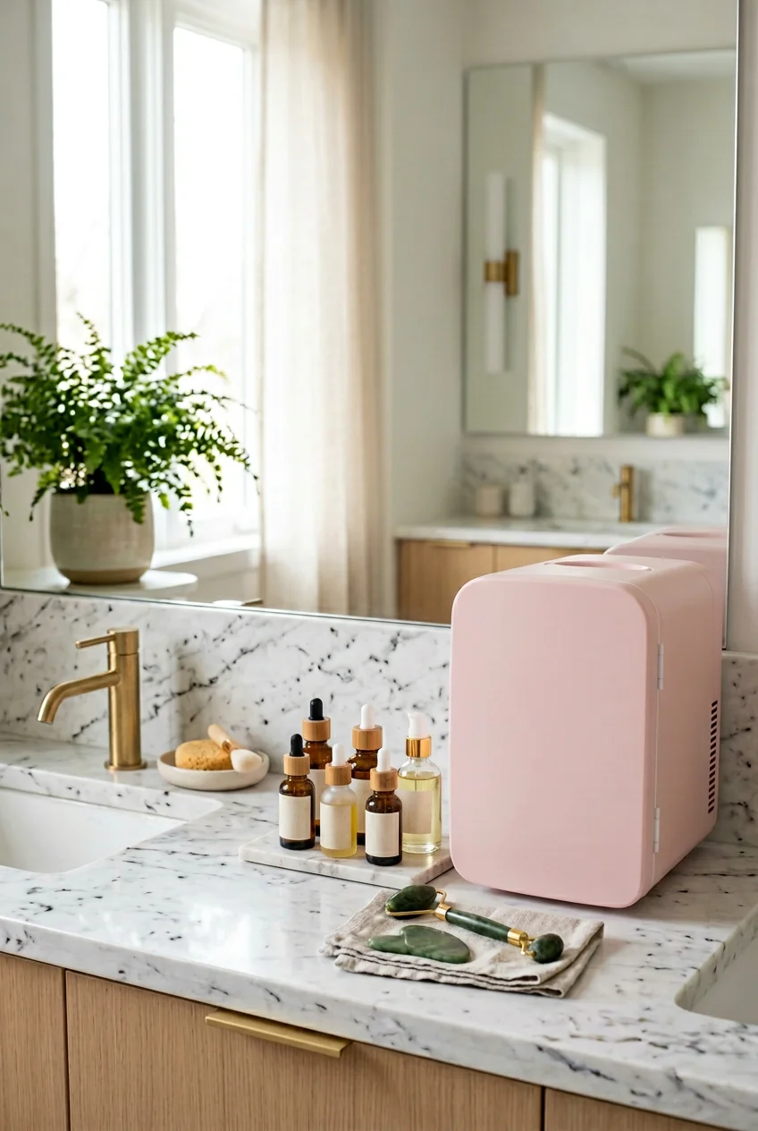 skincare fridge aesthetic - 10 Aesthetic Skincare Fridge You Need to See